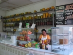 Ein Saftladen in Bagua Grande.