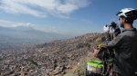 Blick auf den Talkessel von La Paz.