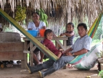 Campen bei einer Maya-Ketchi-Familie.