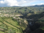 Die Schlucht in Las Lajas.