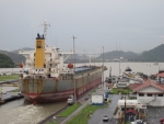 Miraflores-Schleusen am Panamakanal.