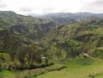 Landschaftsbild der Quilotoa Runde.